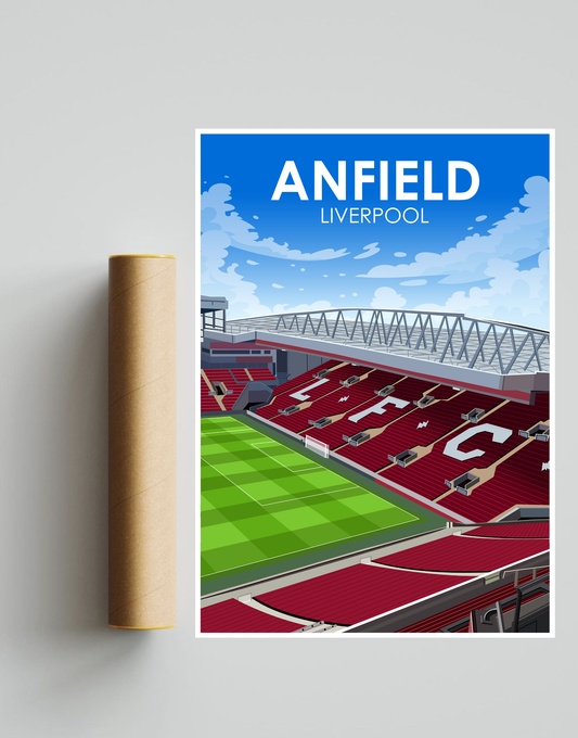 Anfield Stadium A3 Print