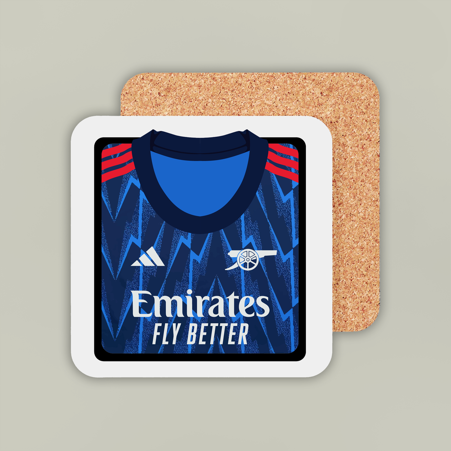 Arsenal 2025-26 Away Coaster