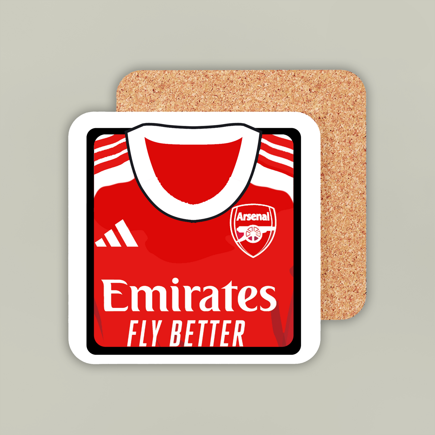Arsenal 2025-26 Home Coaster