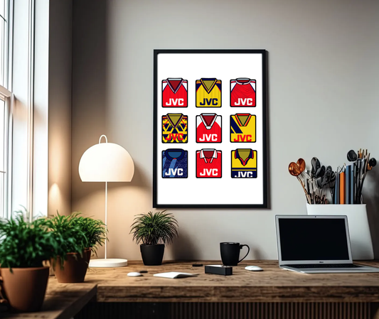 Arsenal Kits A3 Print