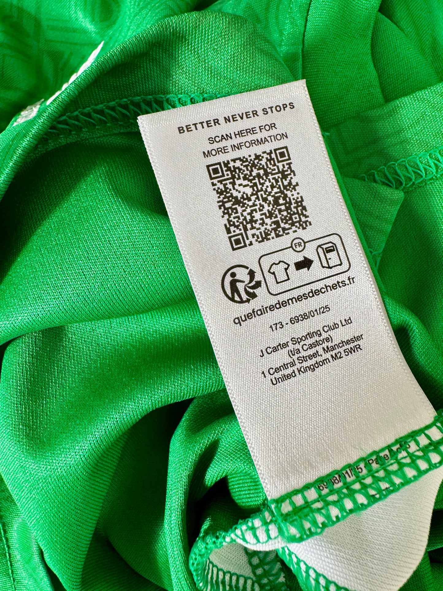 2024-25 Republic of Ireland L/S Home - Size XL (L Fit) - BNWT
