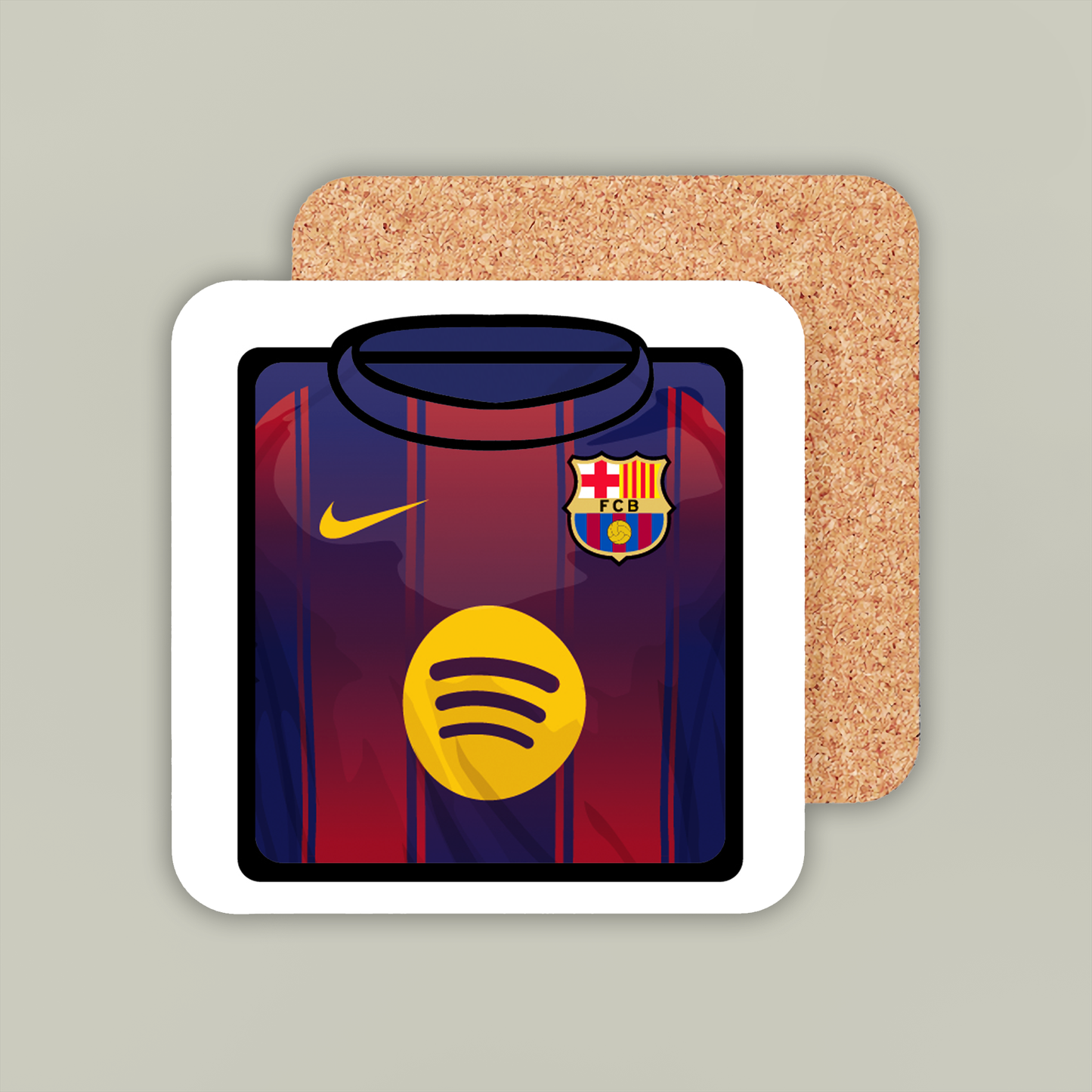 Barcelona 2025-26 Home Coaster