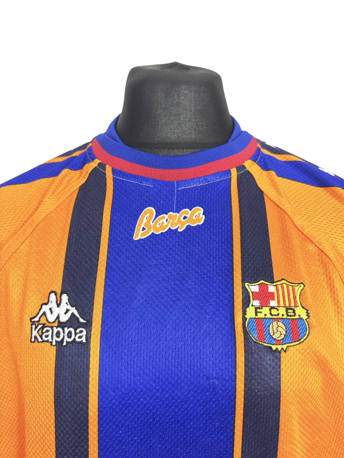 1997-98 Barcelona Away  - Size XL (L Fit)