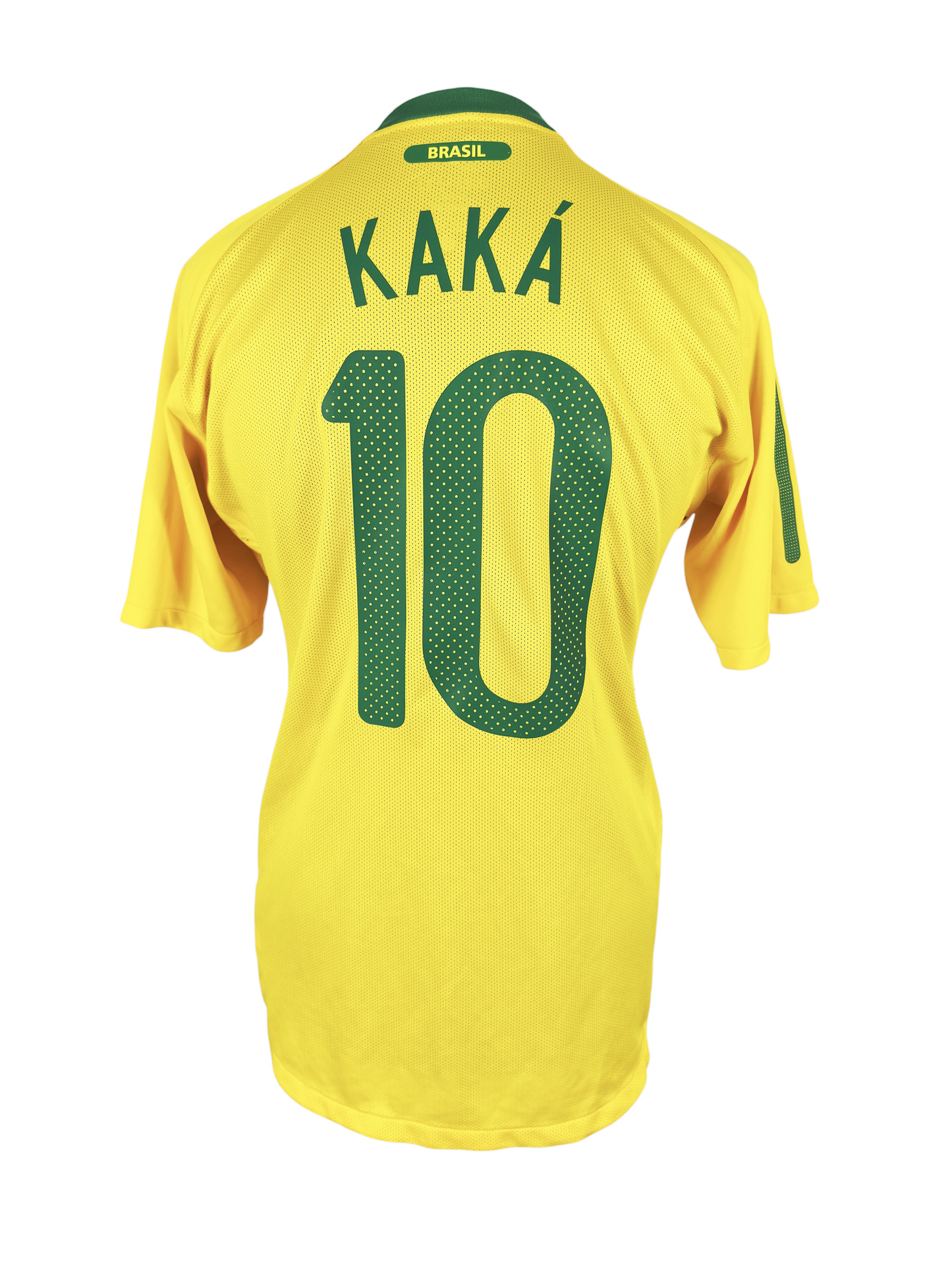 Brazil 2010-11 Player Issue Home - Size L (S Fit) - Kaka' 10