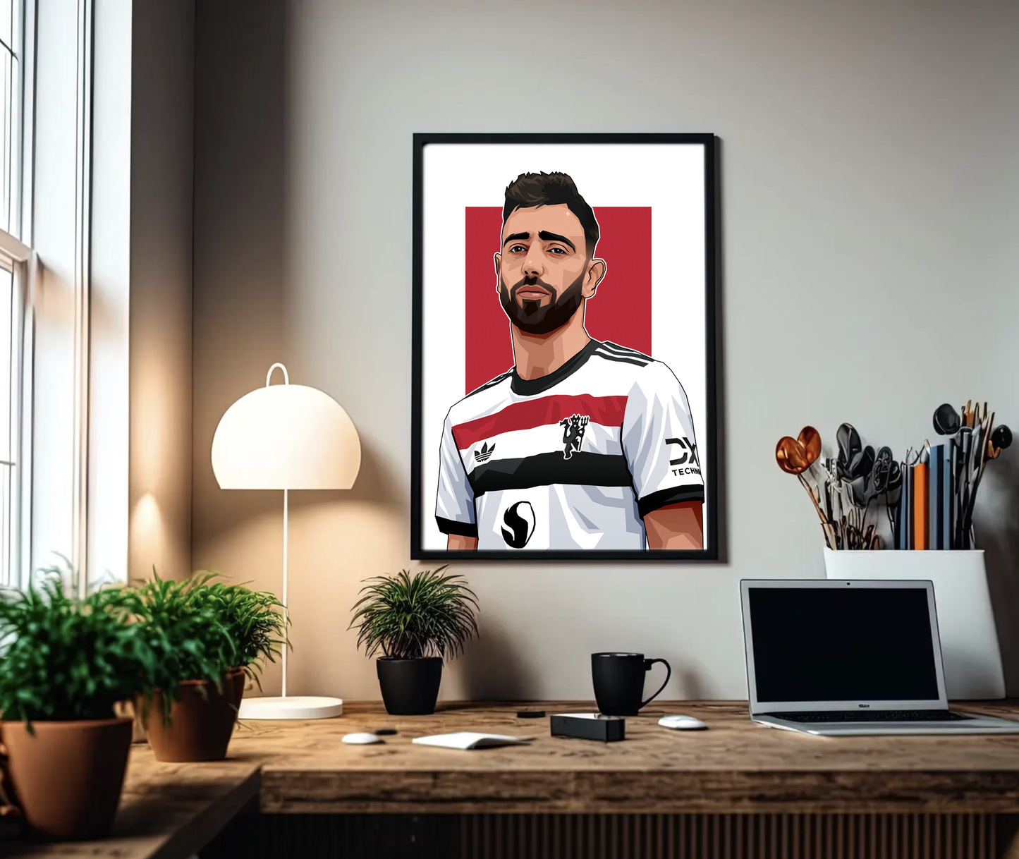 Bruno Fernandes MUFC A3 Print