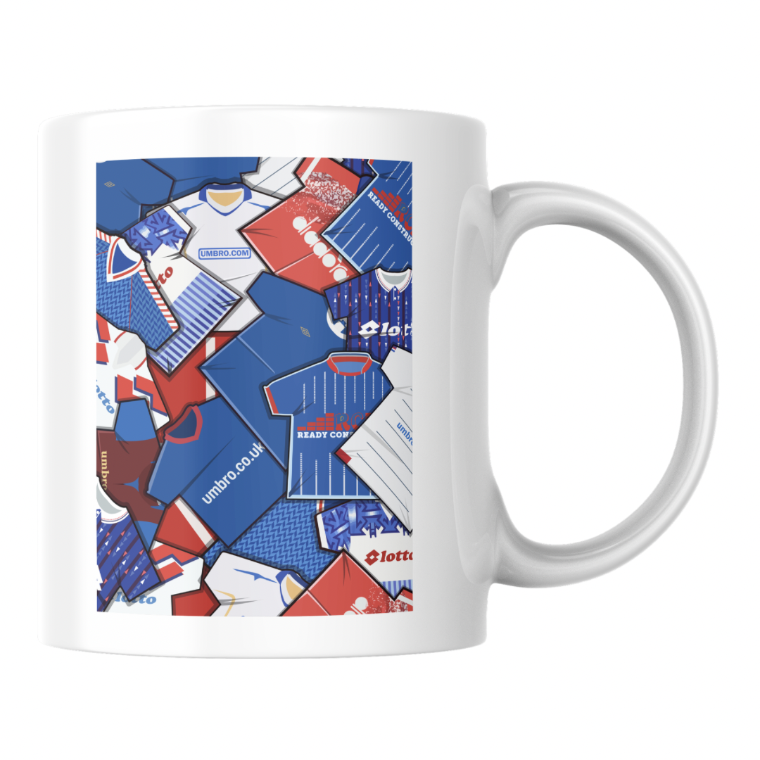 Linfield Shirt Collage Mug