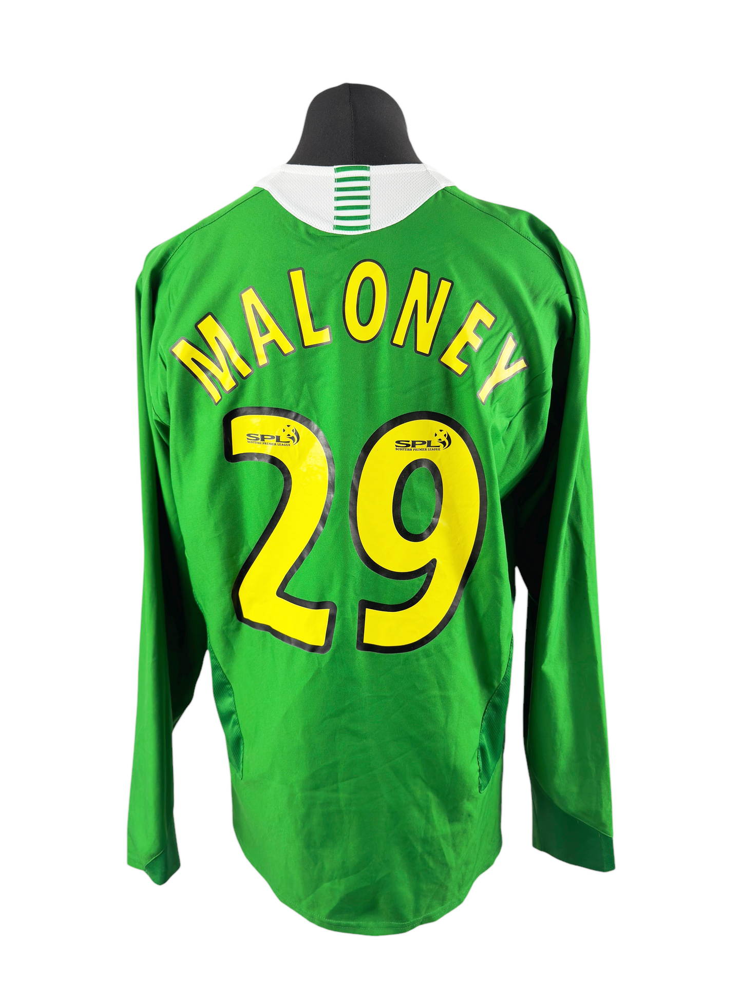 Celtic 2005-06 L/S Away - Size L - Maloney 29