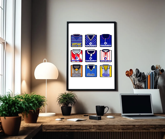 Chelsea Kits A3 Print