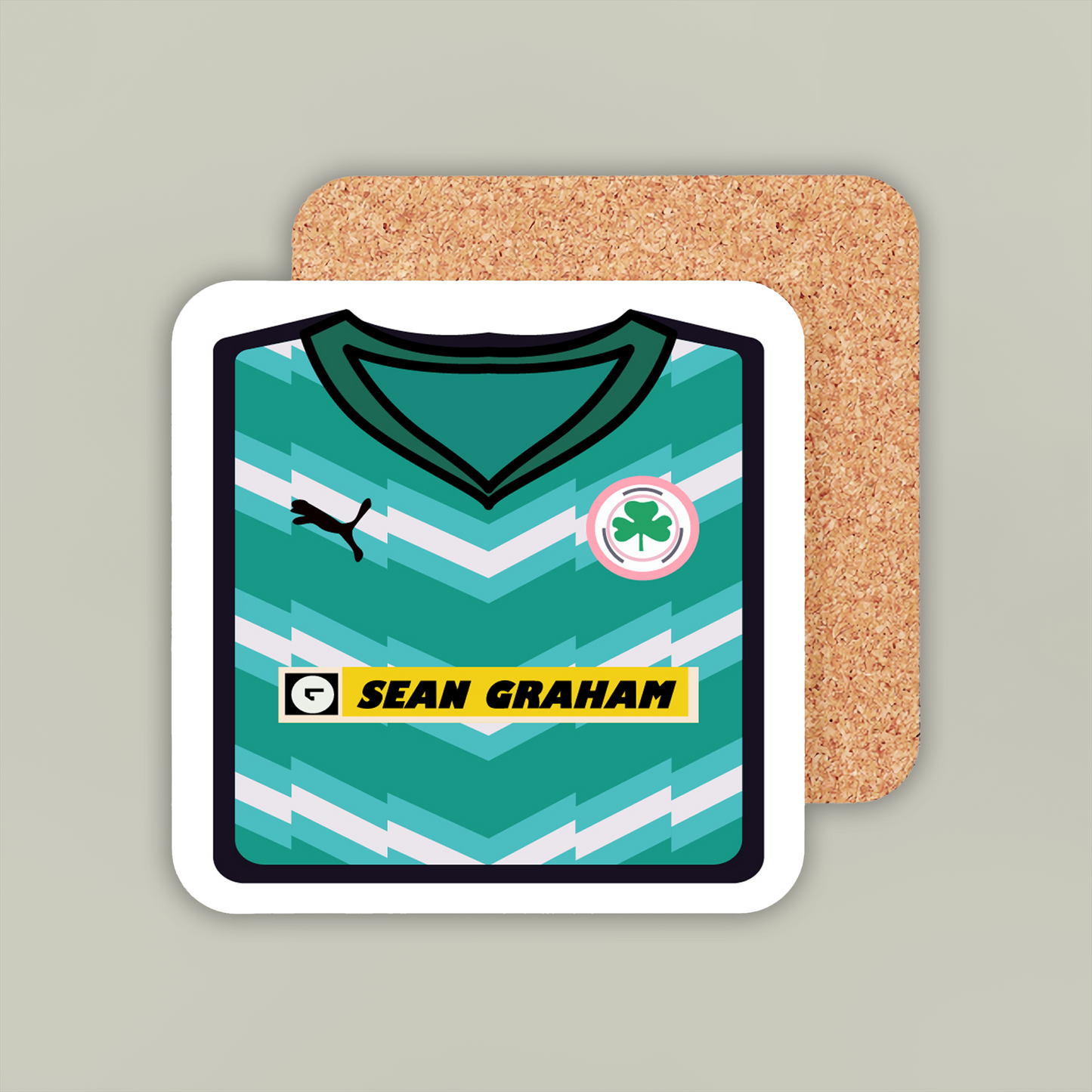 Cliftonville 2022-24 Away Coaster