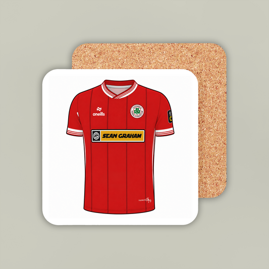 Cliftonville 2026-27 Home Coaster