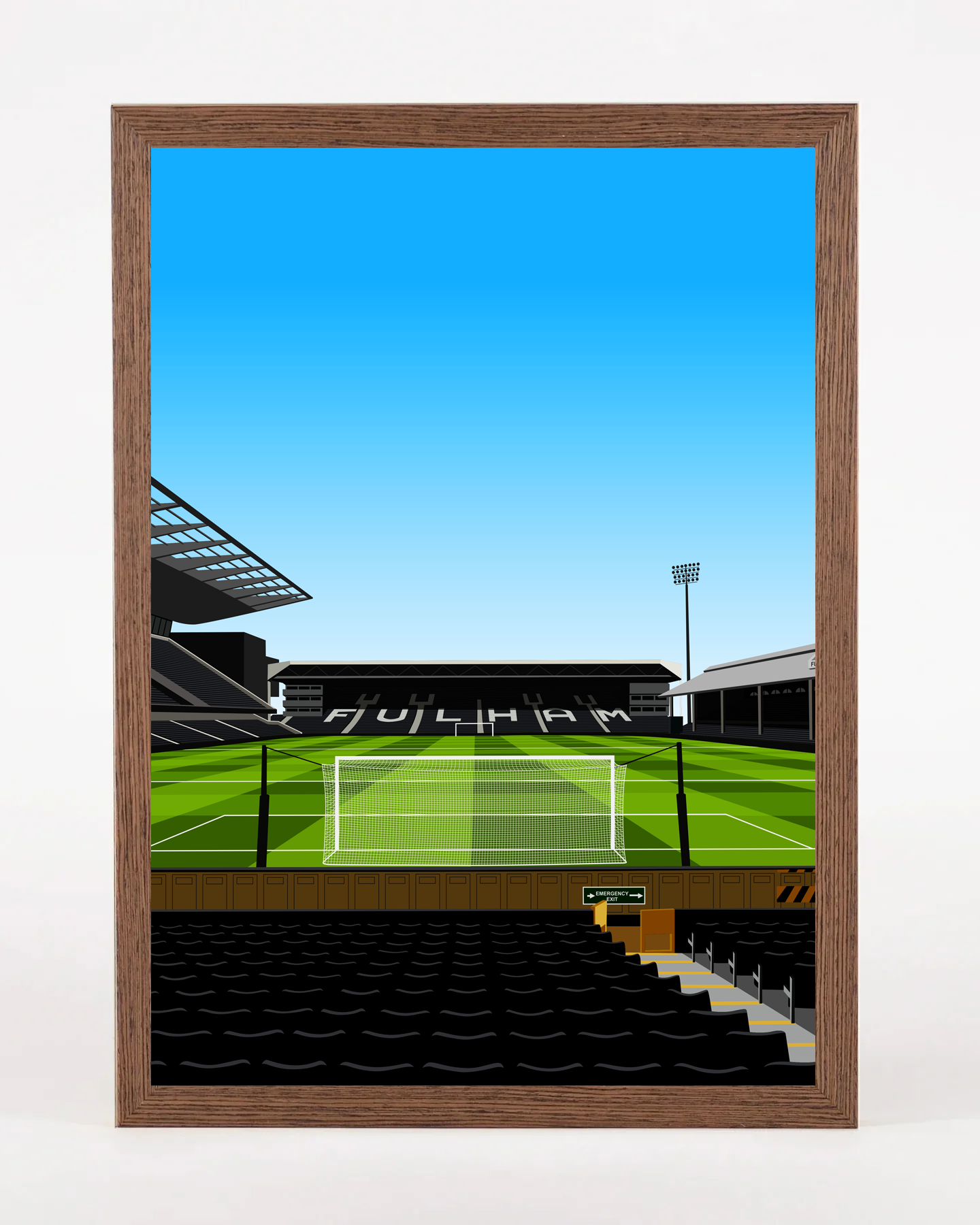 Craven Cottage A3 Print