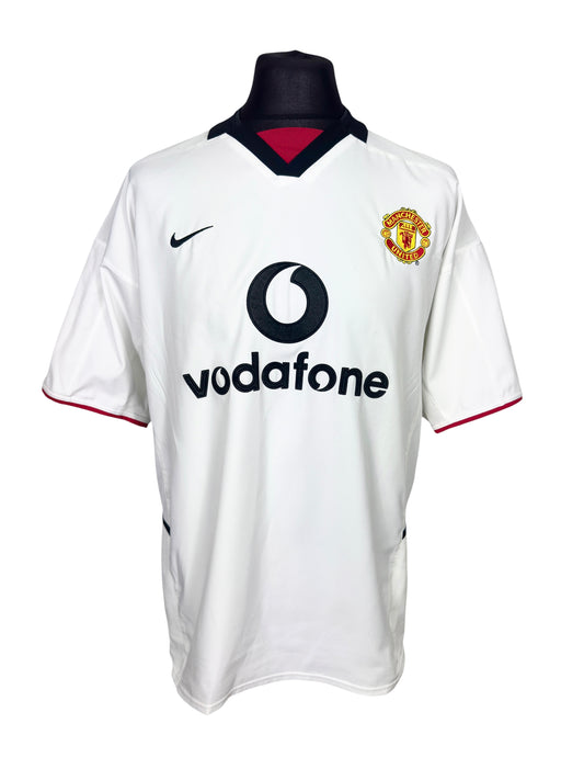 2002-03 Manchester United Away - Size L - Veron 4