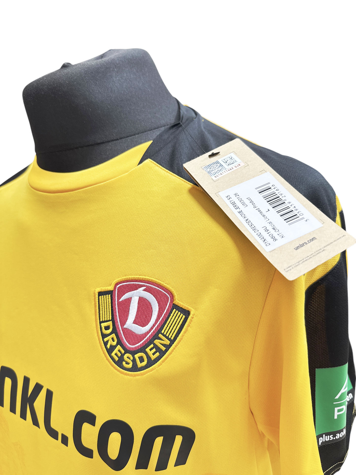 2021-22 Dynamo Dresden Home - Size L (M Fit) - BNWT