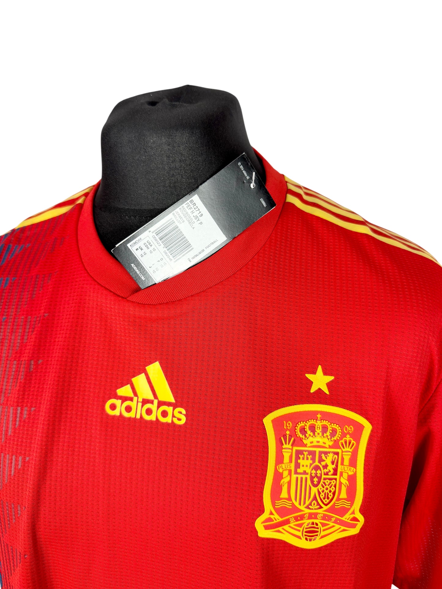 Spain 2018-19 Player Issue Home - Size 10 (L Fit) - BNWT