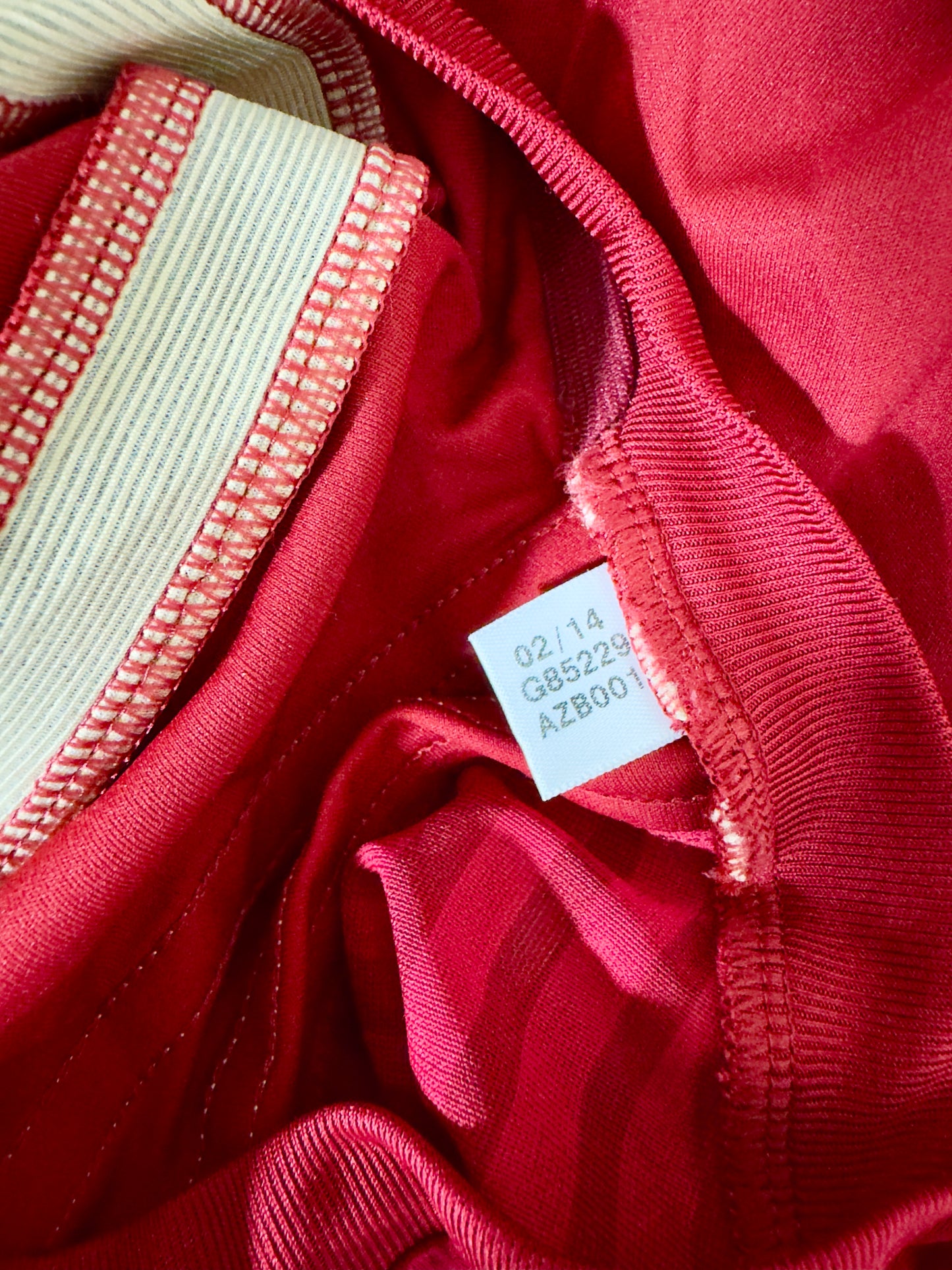 Spain 2013-15 Player Issue L/S Home - Size 6 (S Fit)