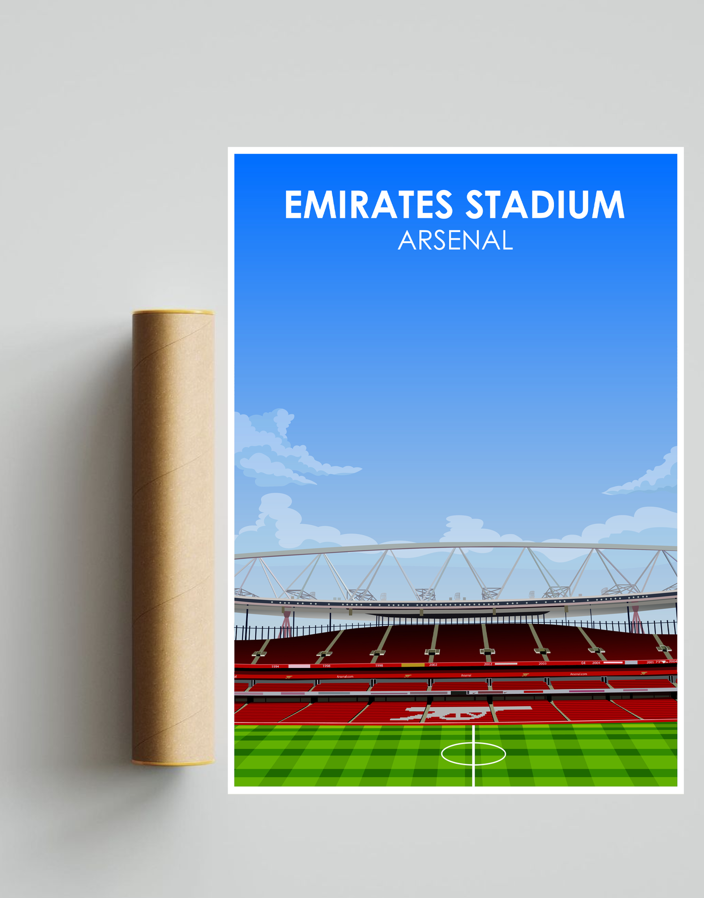 Emirates Stadium A3 Print