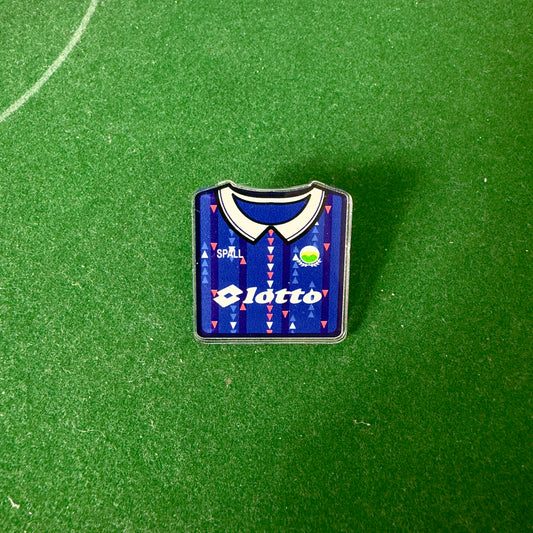 Linfield 92/93 Home Acrylic Pin Badge