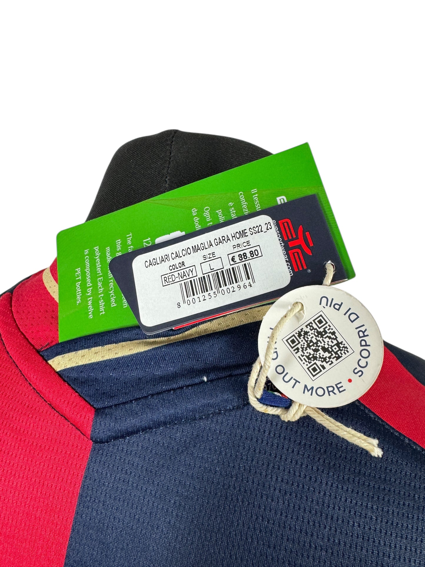 Cagliari 2022-23 Home - Size L (M Fit) - BNWT