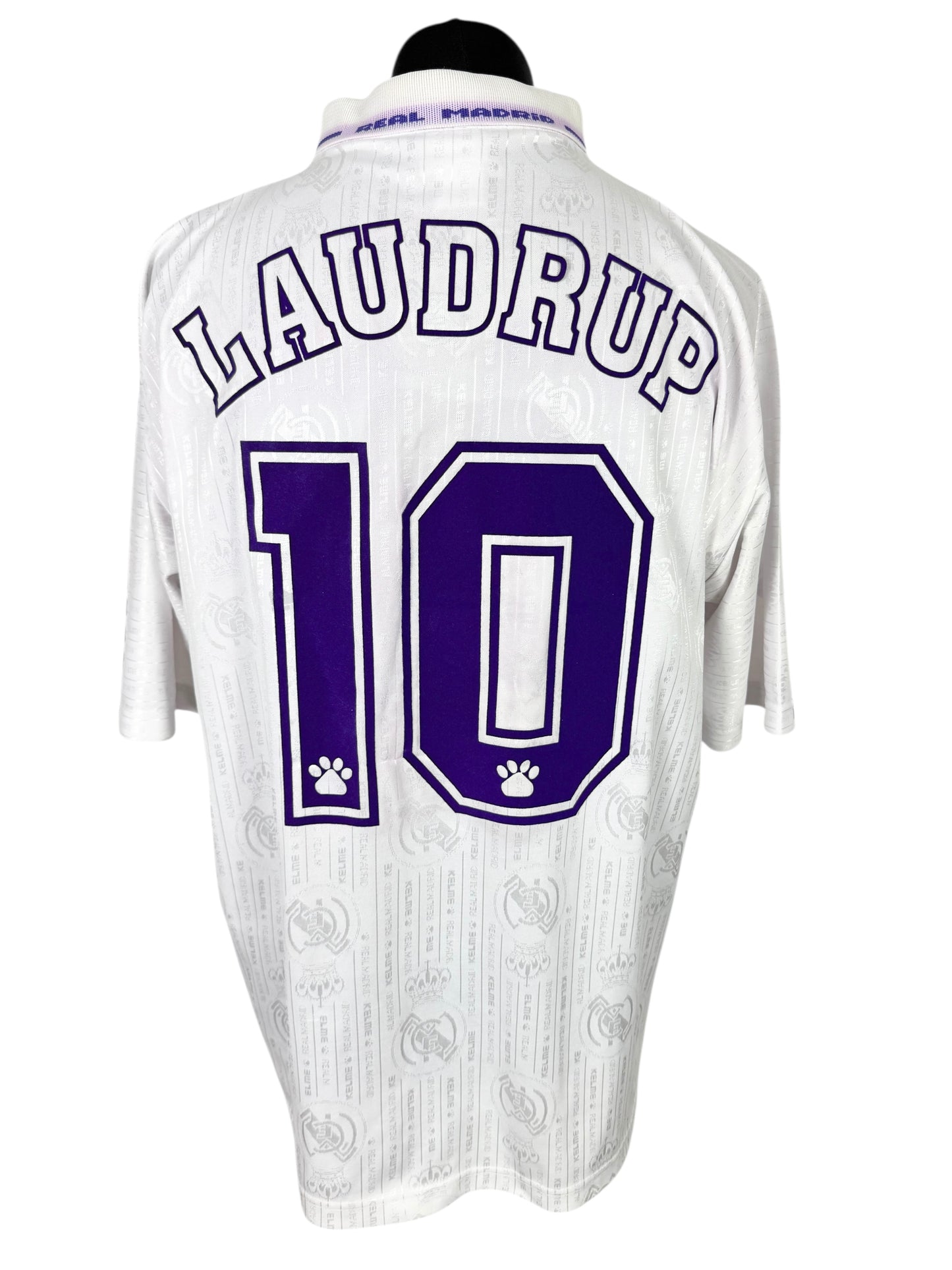 Real Madrid 1996-97 Home - Size XL - Laudrup 10