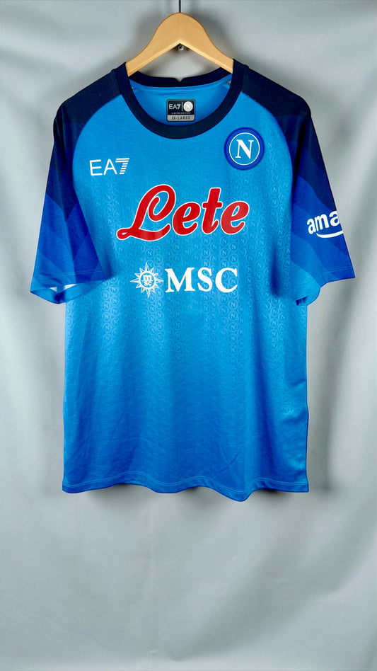 SSC Napoli 2022-23 Home - Size XXL (M Fit) - “Campioni 3”