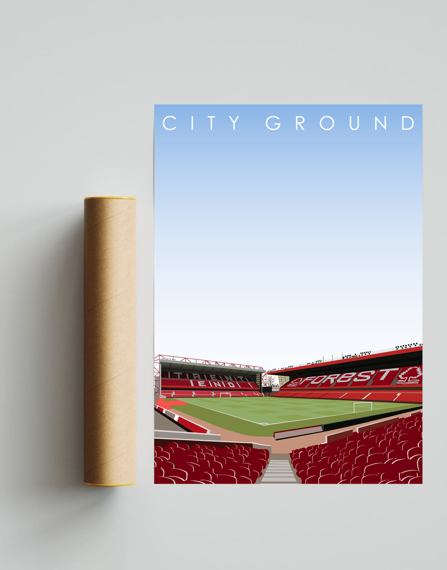 The City Ground Stadium A3 Print