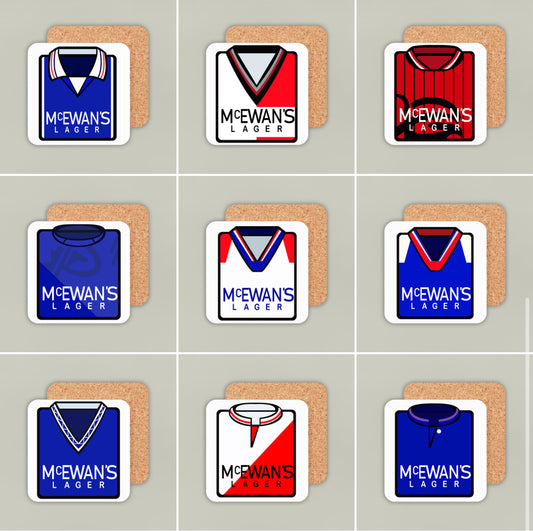 Rangers Coasters - 9 Kit Designs