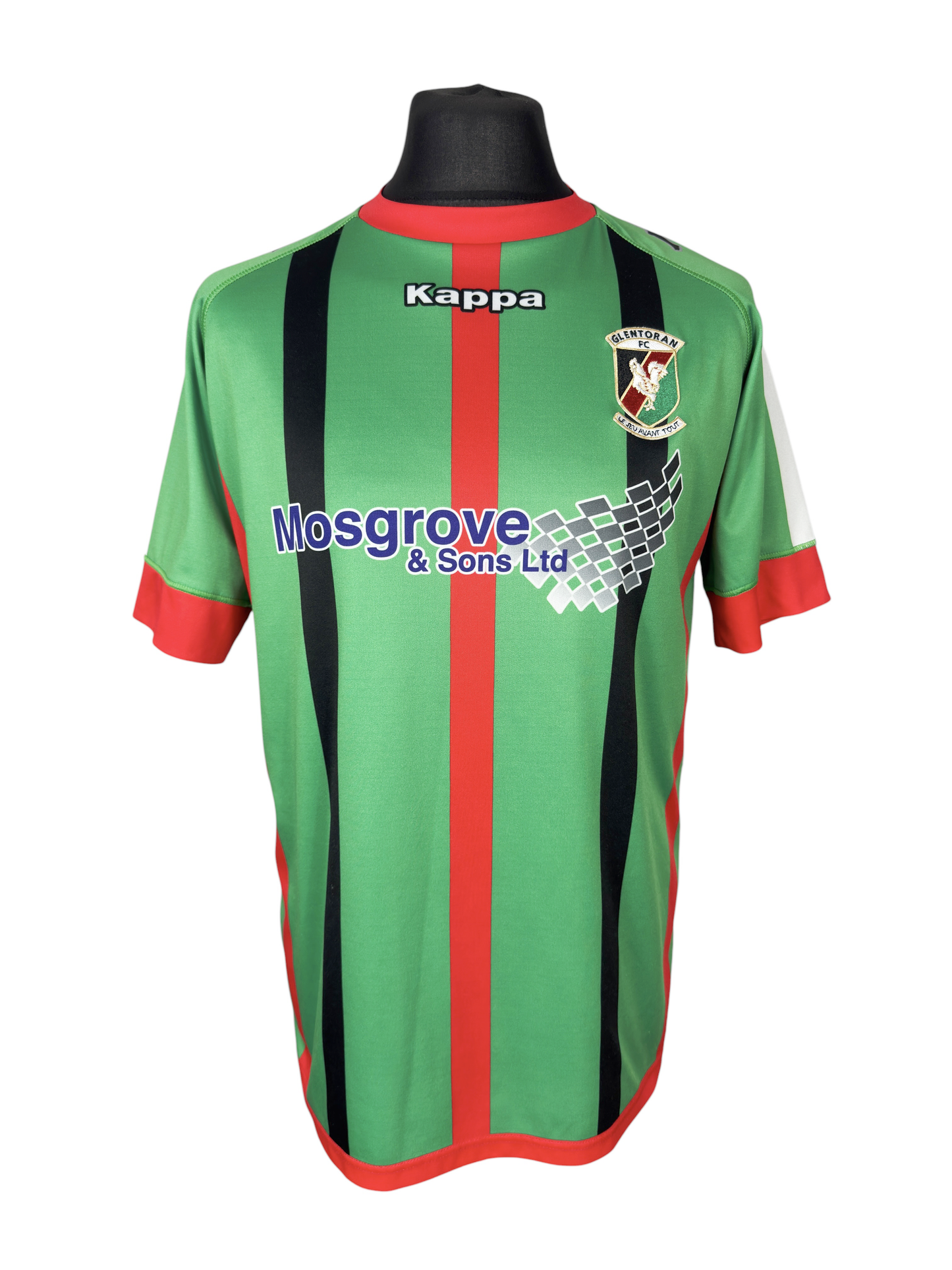 Glentoran 2017-18 Match Worn Home - Size XL (M Fit) - #6