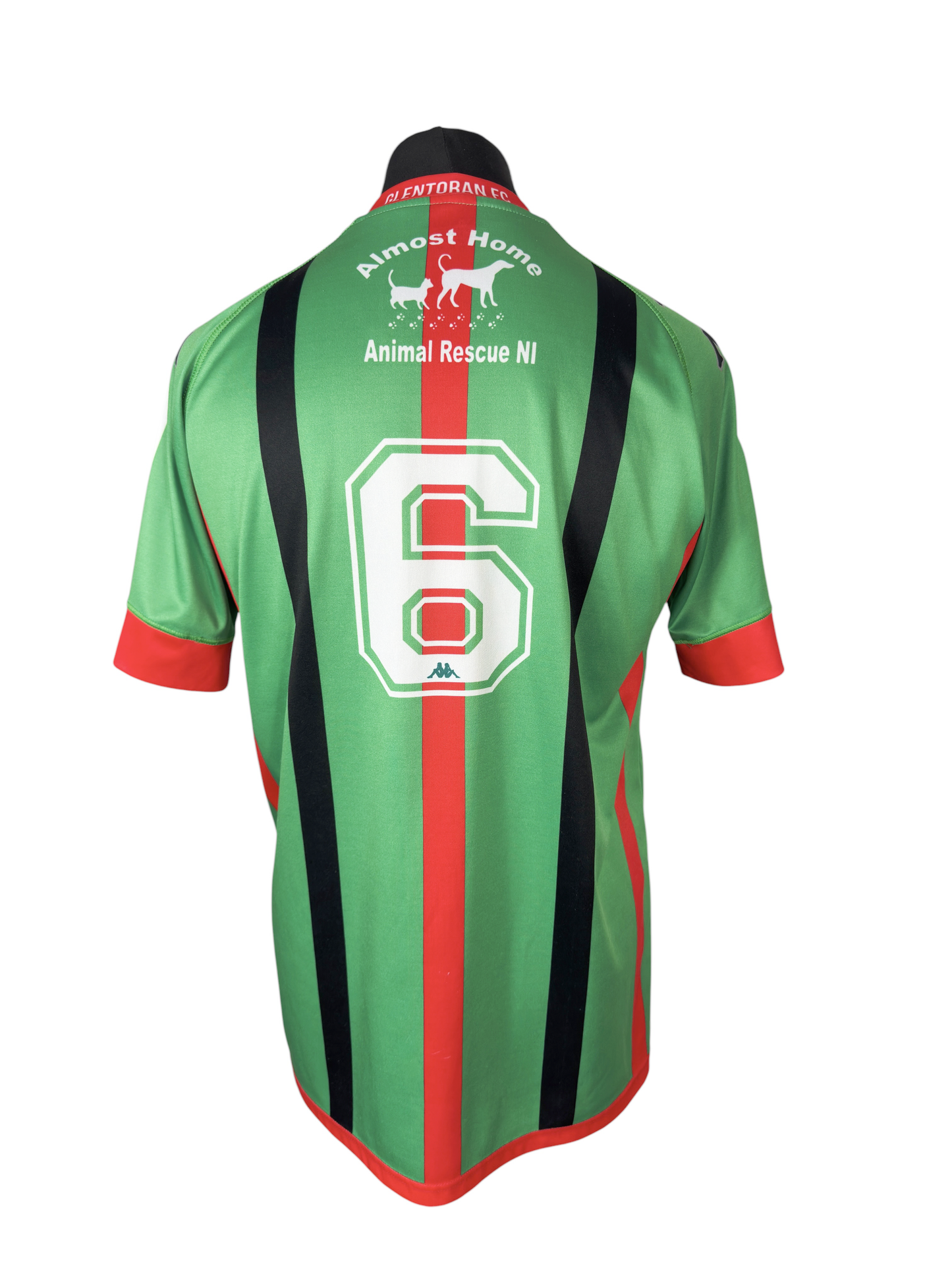 Glentoran 2017-18 Match Worn Home - Size XL (M Fit) - #6