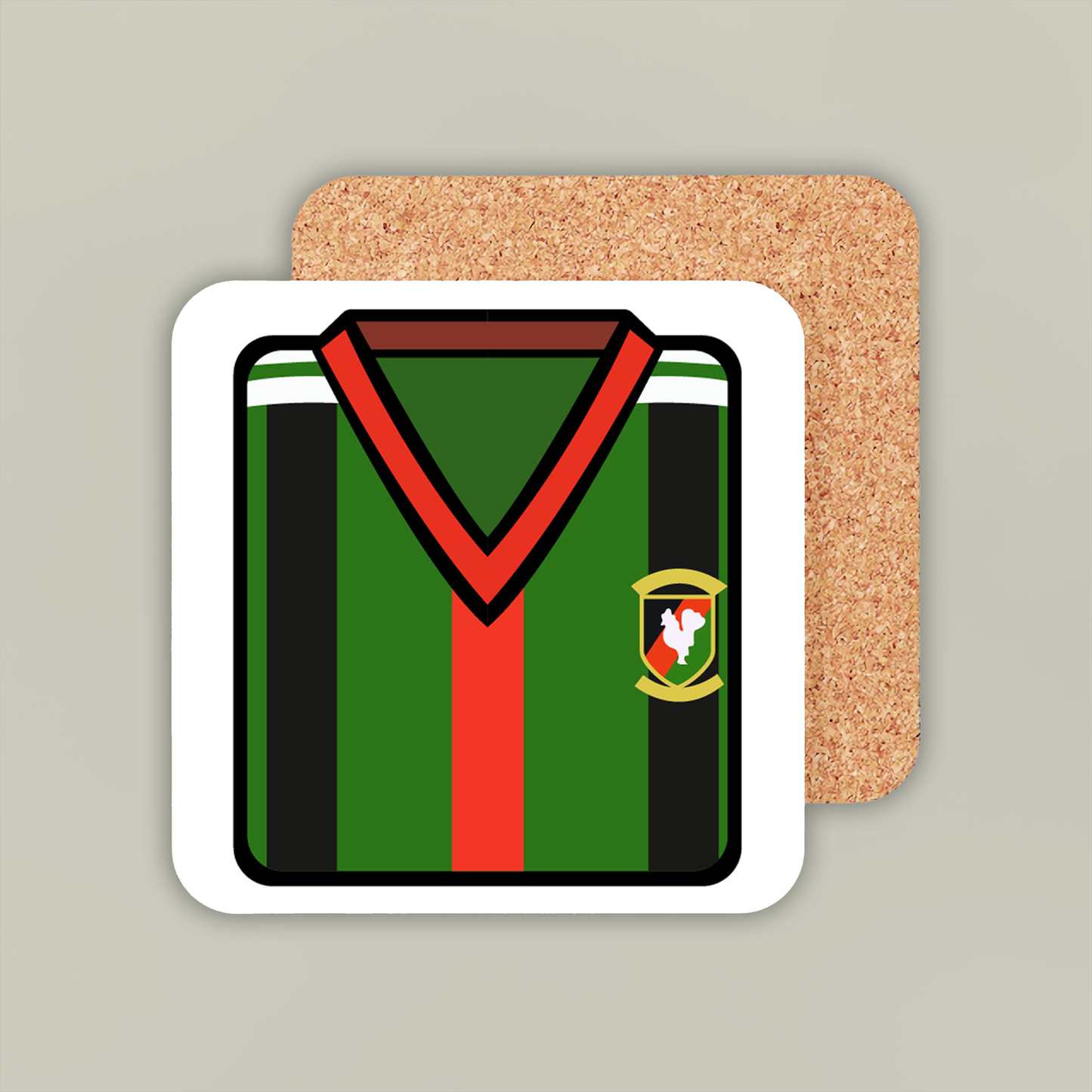 Glentoran Coasters - 9 Kit Designs