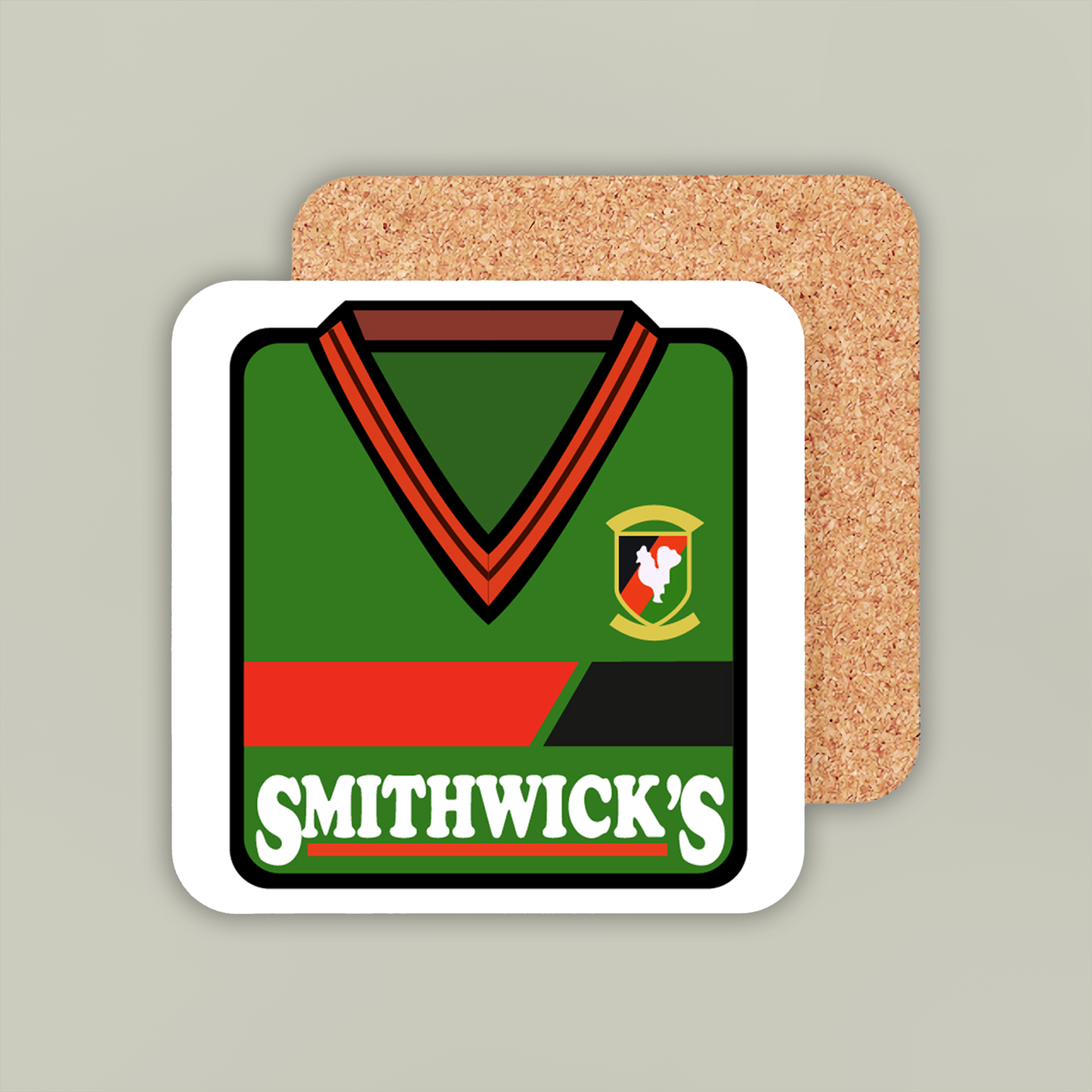 Glentoran Coasters - 9 Kit Designs