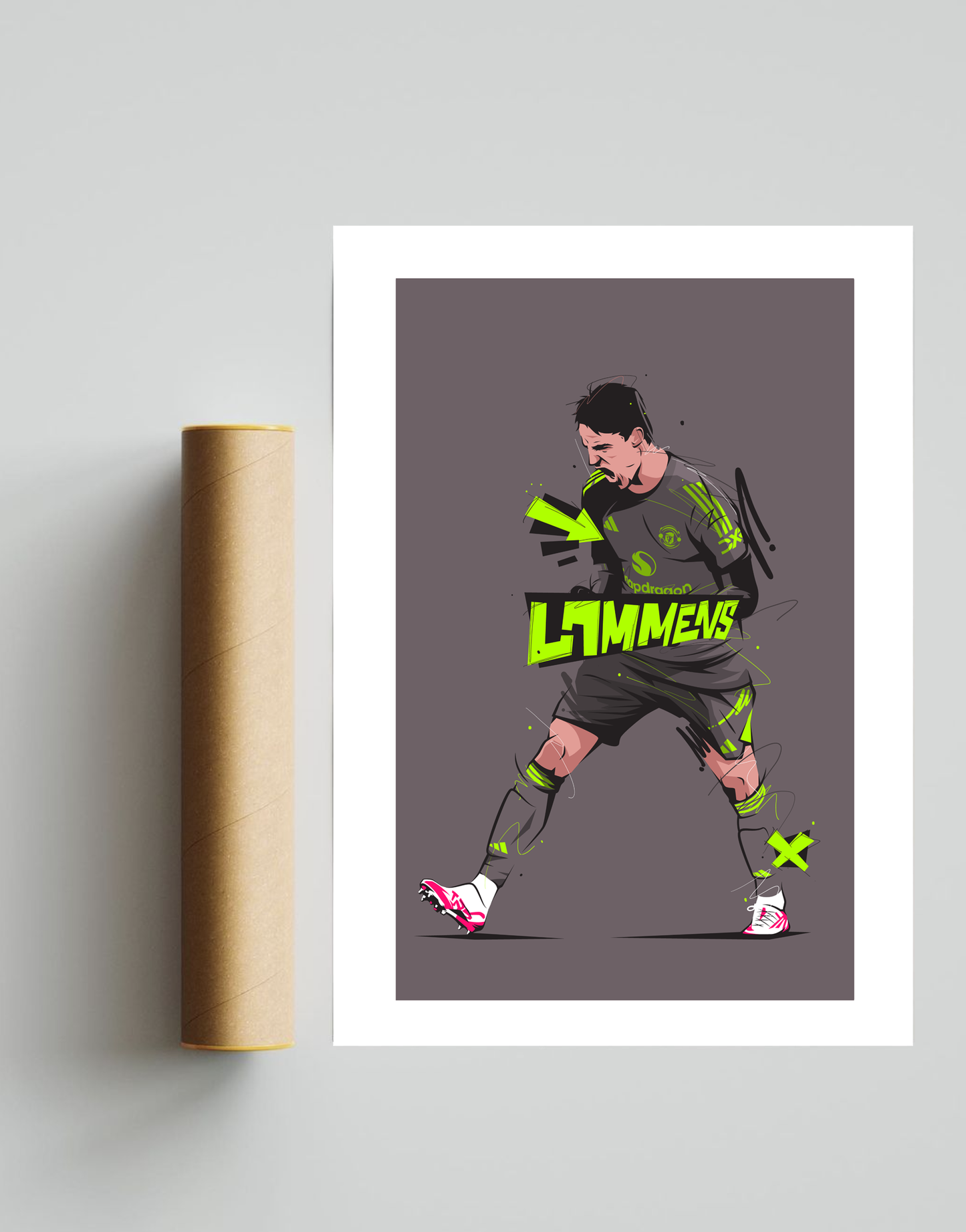 Senne Lammens MUFC A3 Print