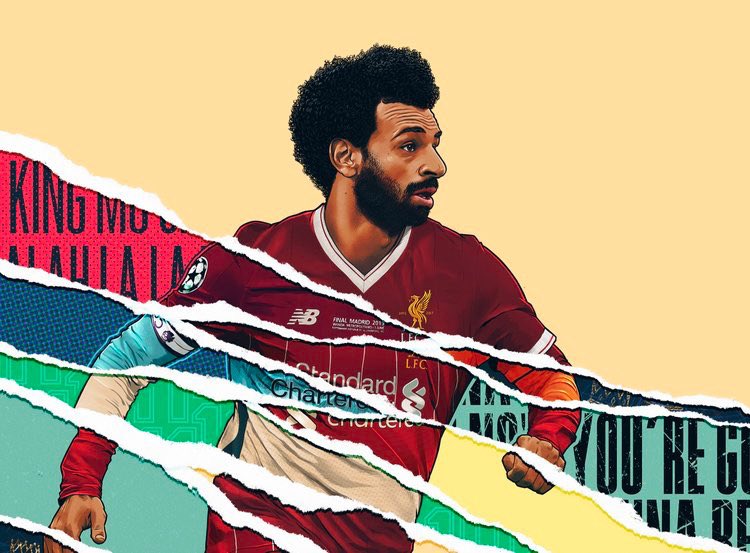 Mo Salah LFC A3 Print