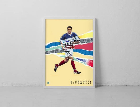 Zinedine Zidane A3 Print