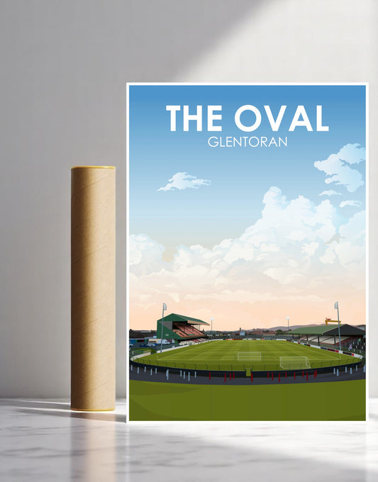 The Oval Stadium A3 Print
