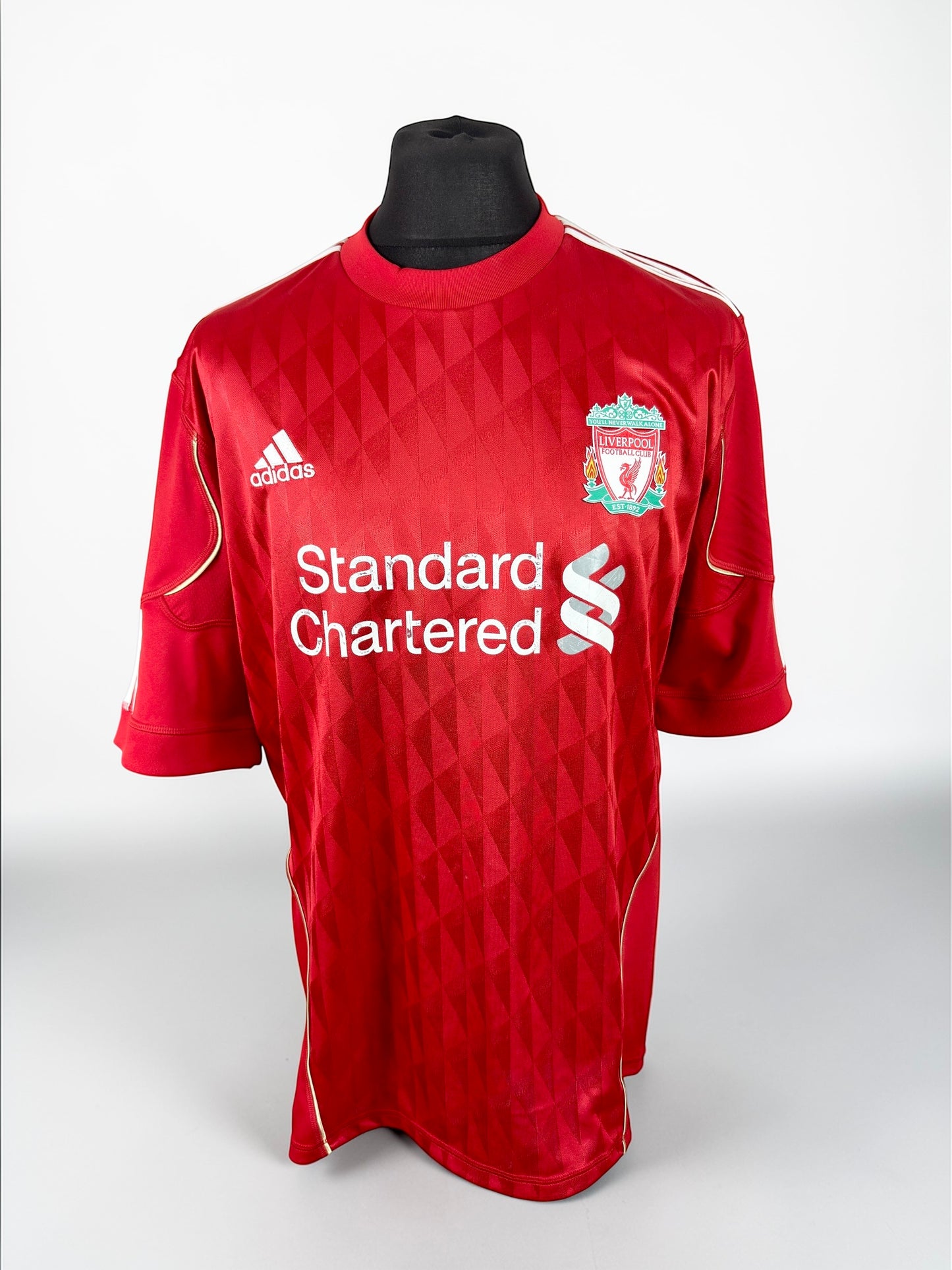 Liverpool 2010-12 Home - Size L - Gerrard 8