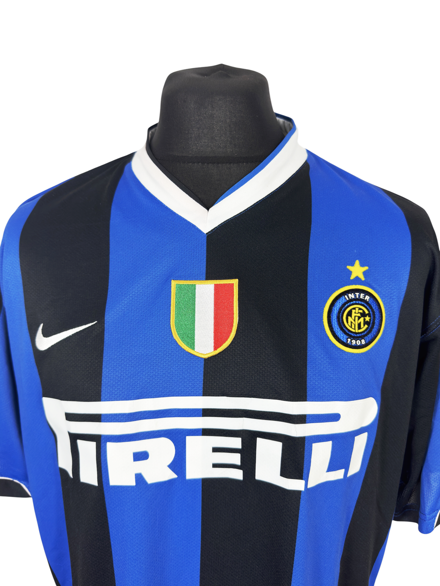 2006-07 Inter Milan Home - Size XL - Ibrahimovic 8 *Signed*