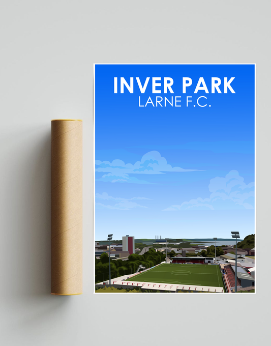 Inver Park Larne A3 Print