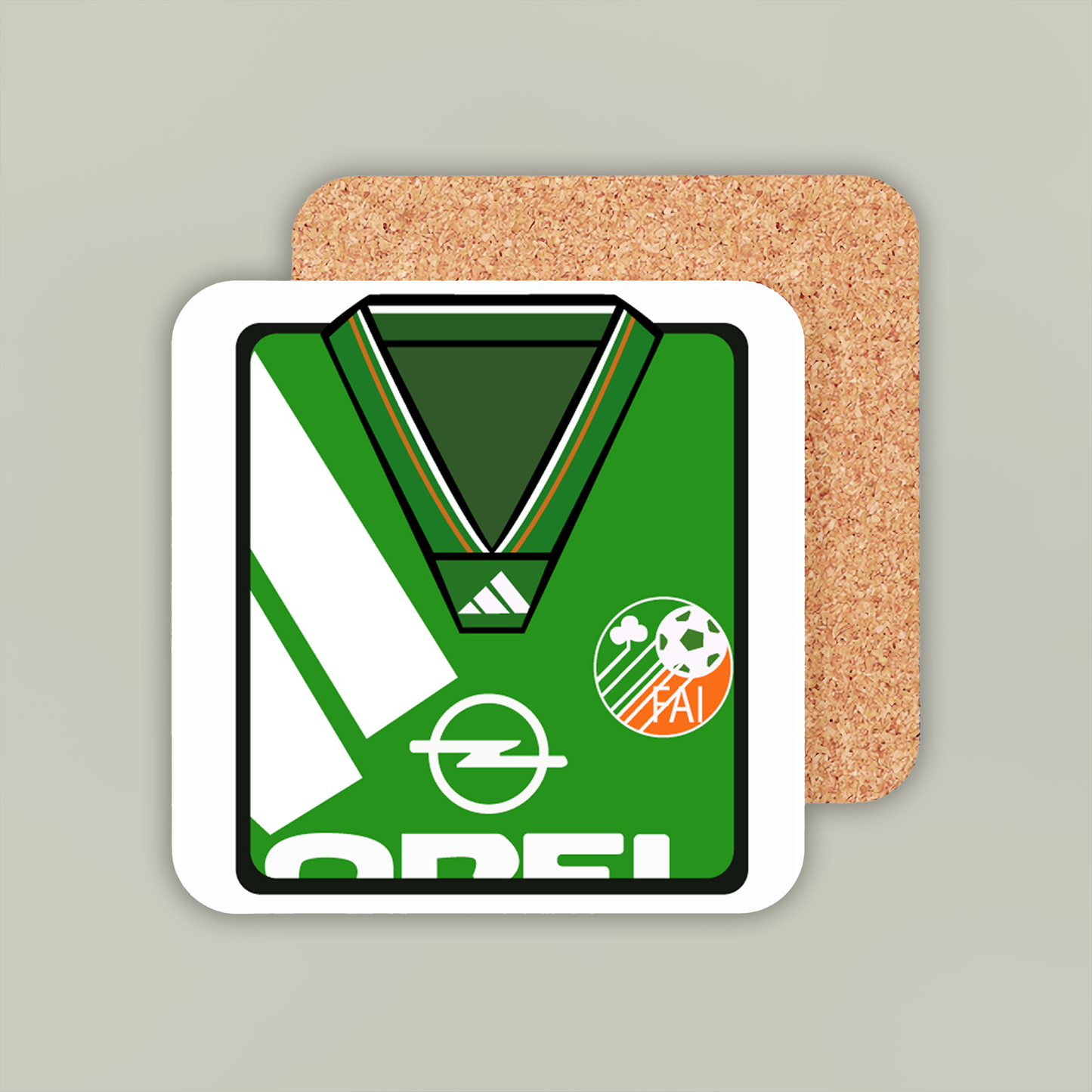 Republic of Ireland Coasters - 9 Kit Designs