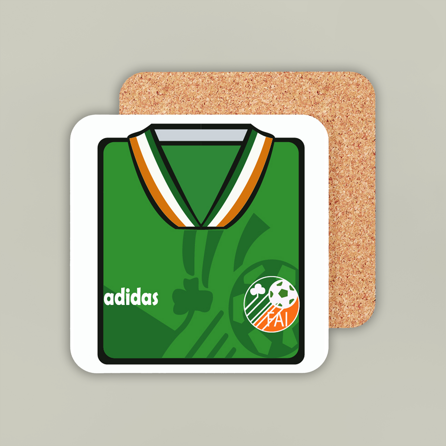 Republic of Ireland Coasters - 9 Kit Designs