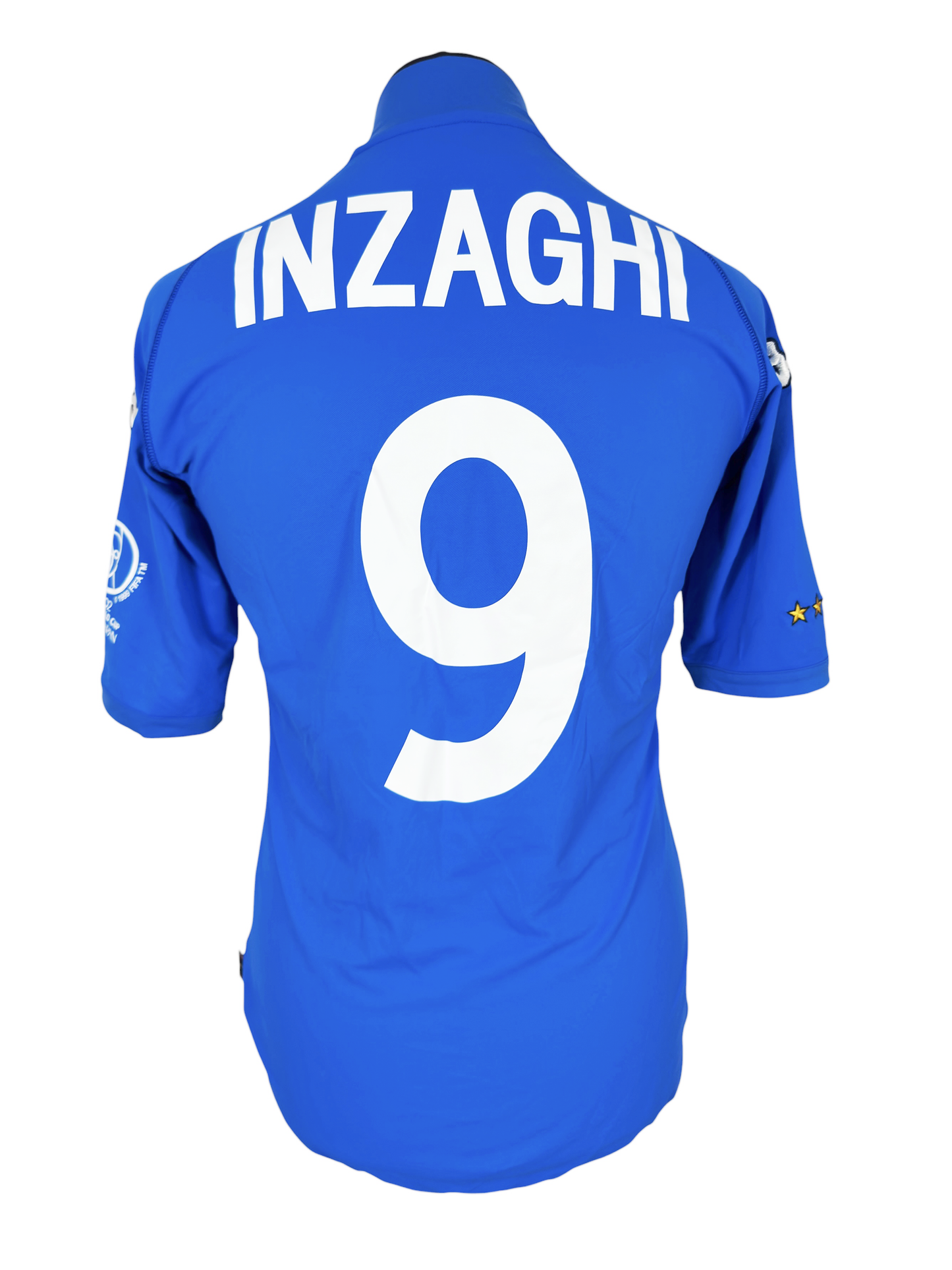 2002 Italy World Cup Home - Size L (S Fit) - Inzaghi 9