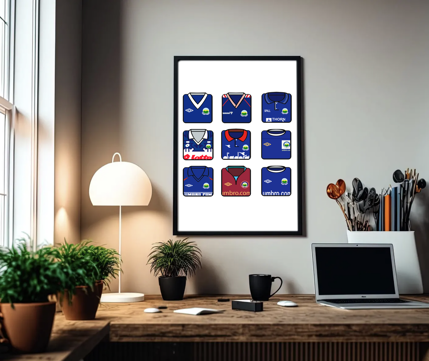 Linfield Kits A3 Print