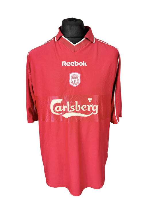 Liverpool 2000-02 Home - Size L - Gerrard 17
