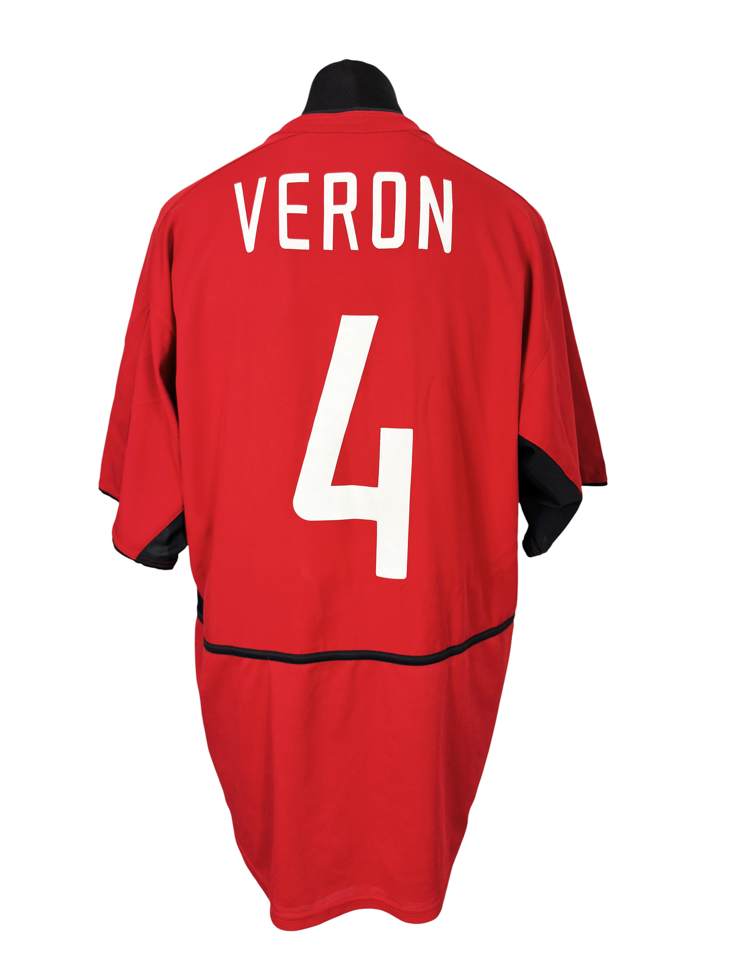 2002-04 Manchester United Home - Size XL - Veron 4