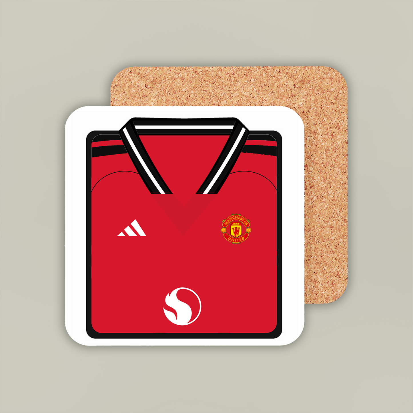 Manchester United 2025-26 Home Coaster