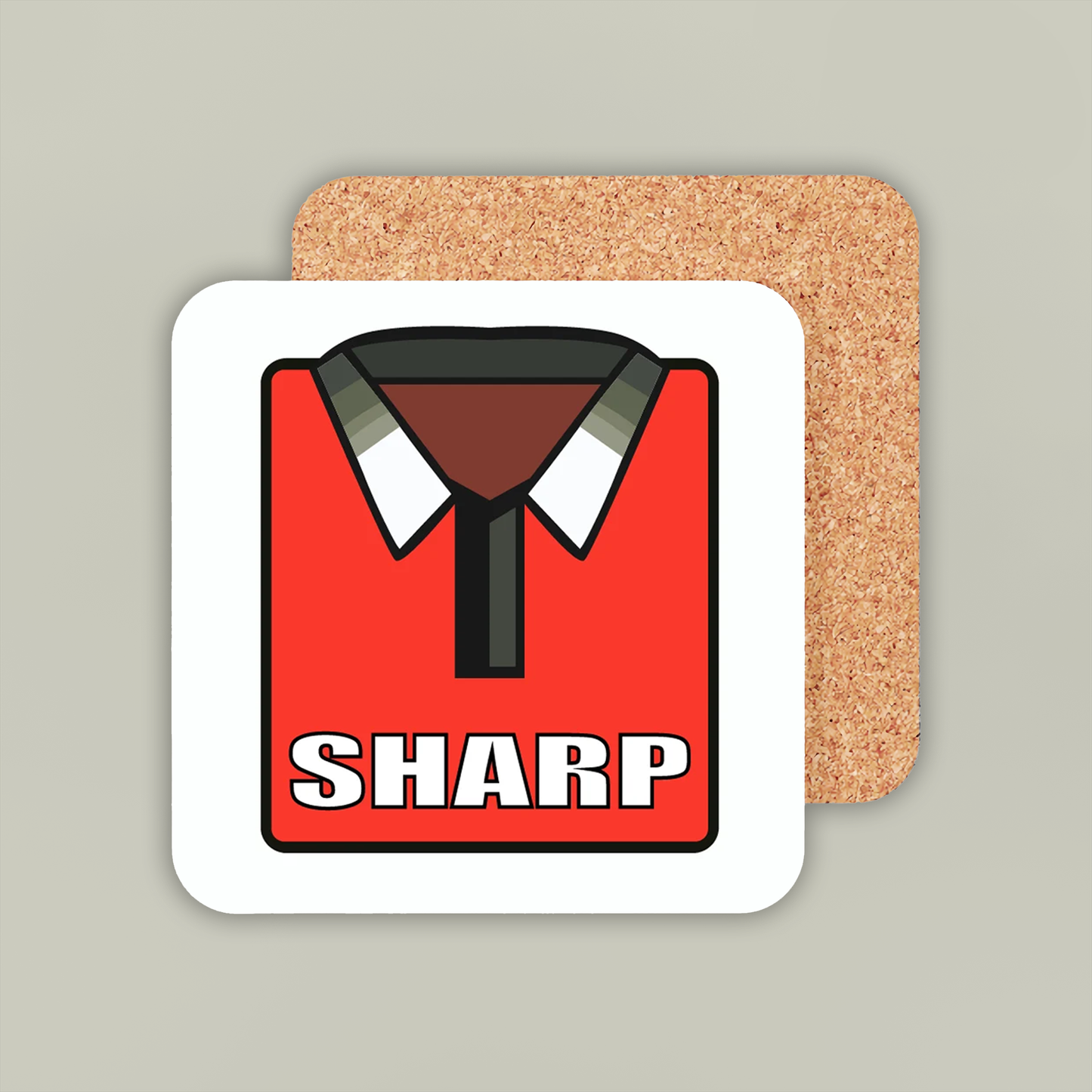 Manchester United 1996-98 Home Coaster