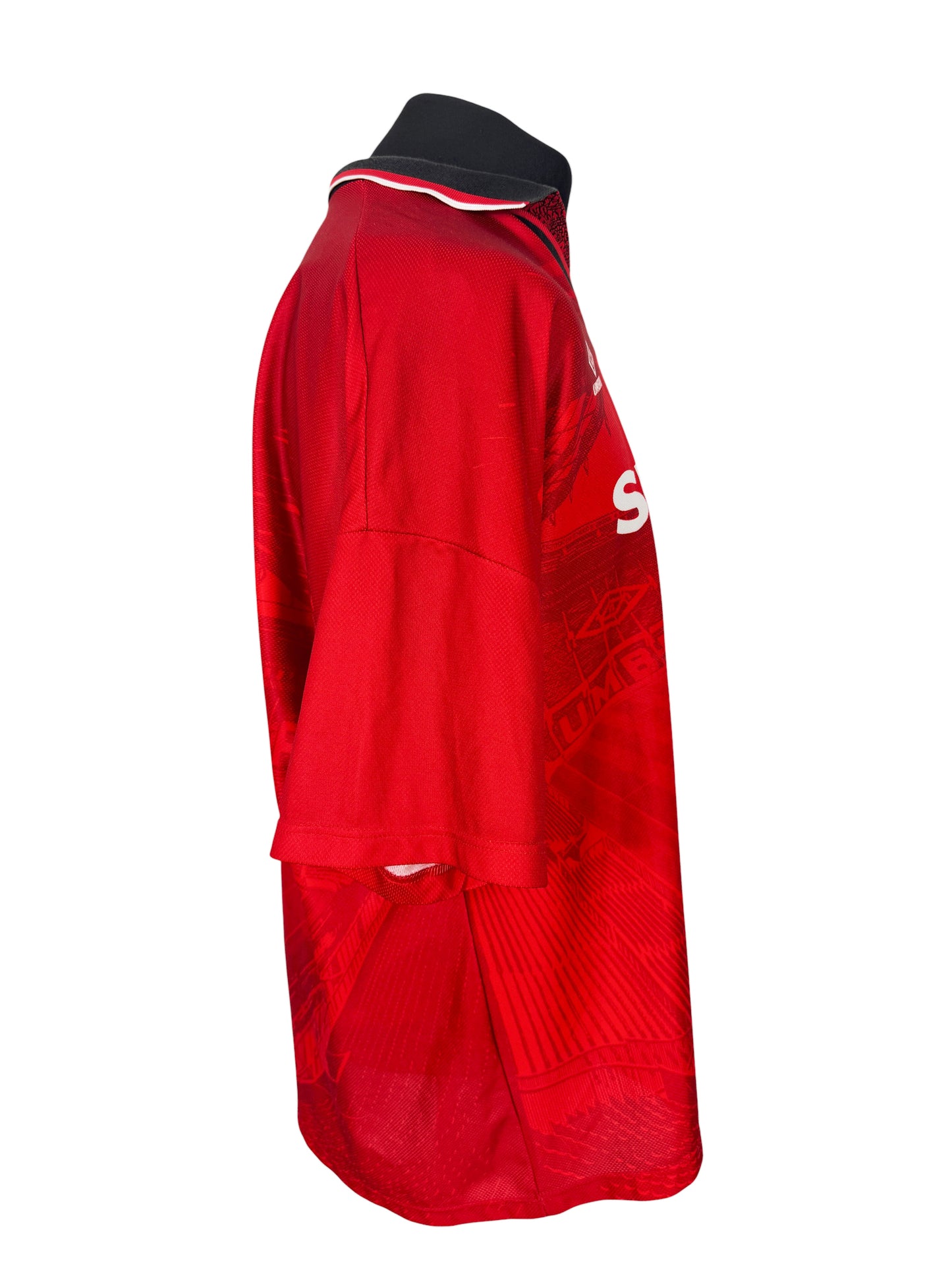1995-96 Manchester United FA Cup Home - Size XXL - Beckham 24