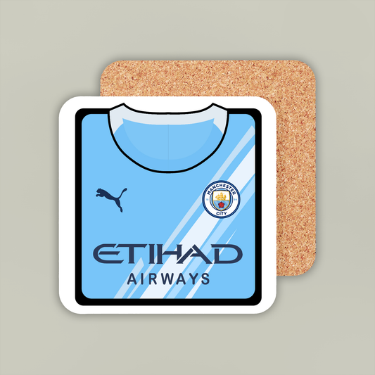 Manchester City 2025-26 Home Coaster