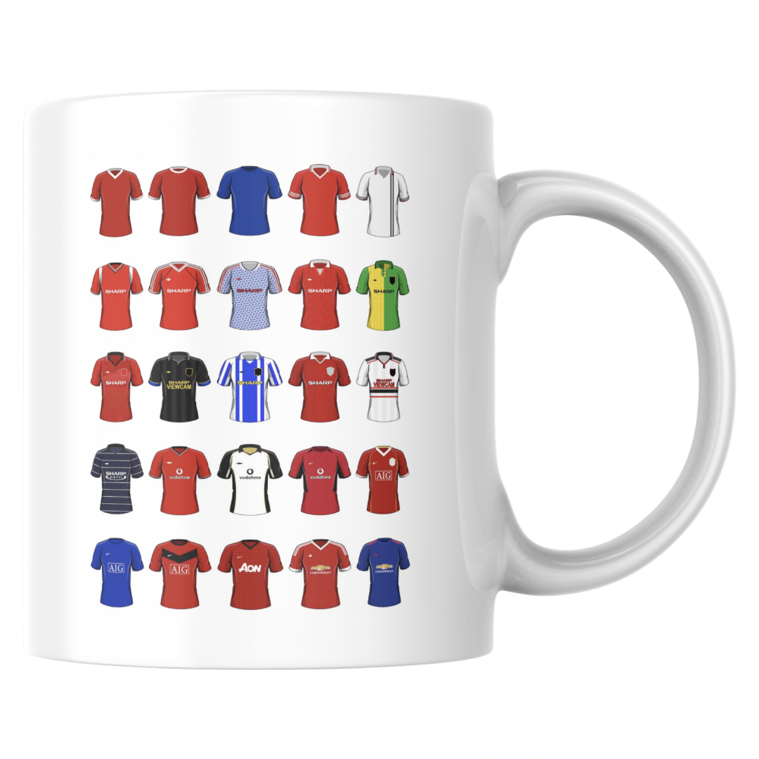 Manchester United Kits Mug
