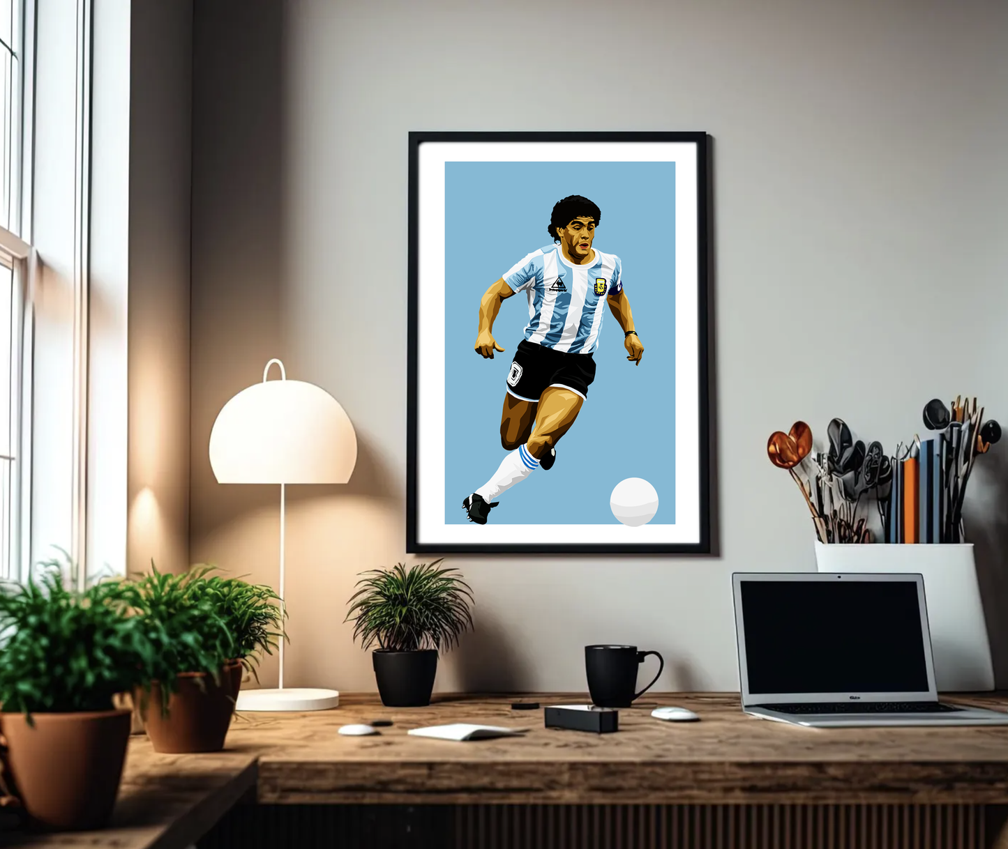 Diego Maradona Argentina A3 Print