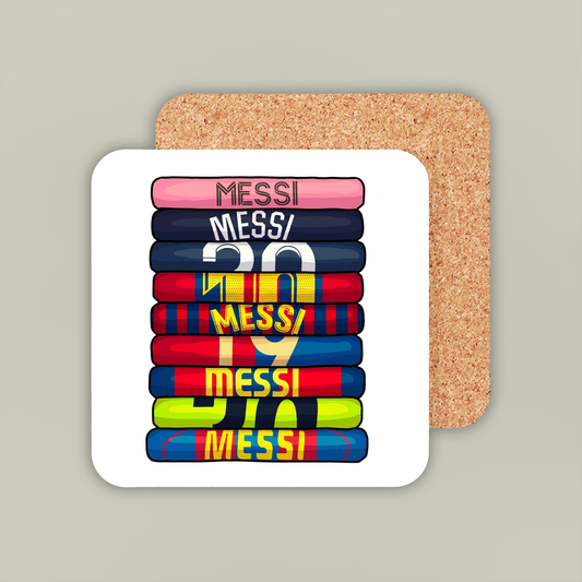 Lionel Messi Shirt Stack Coaster